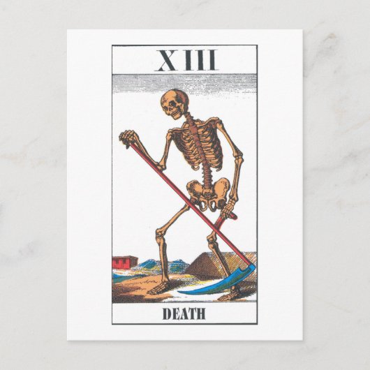 Tod Postkarte (Vorderseite)