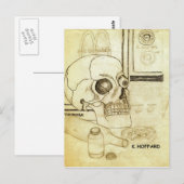 Tod Postkarte (Vorne/Hinten)