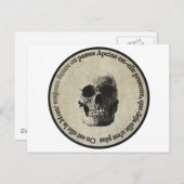 Tod Postkarte (Vorne/Hinten)