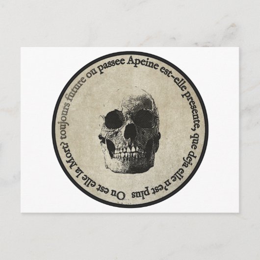 Tod Postkarte (Vorderseite)