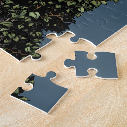 Tod - schlechter Skeleton grimmiger Sensenmann mit Puzzle (Seite)