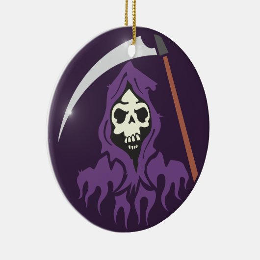 Tod Sensenmann grim reaper Keramik Ornament (Rechts)