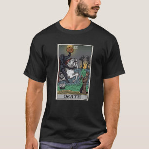 Tod Tarotkarte Kopf-loser Reiter Gothic Gruselig H T-Shirt