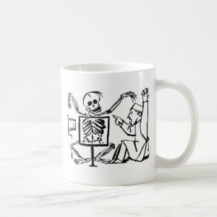 Tod und der Röntgenstrahl-Doktor circa 1951 Kaffeetasse