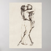 Tod und Frau: Munch's haunierende Elegance Poster (Vorne)