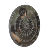 Tod und junge Frau Dartscheibe (Vorderseite Links)