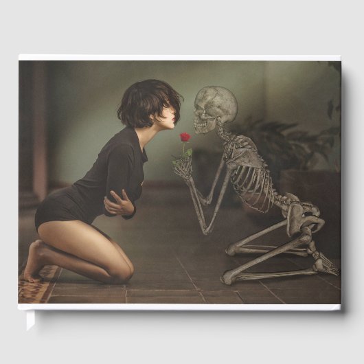 Tod und junge Frau Gästebuch (Vorderseite)