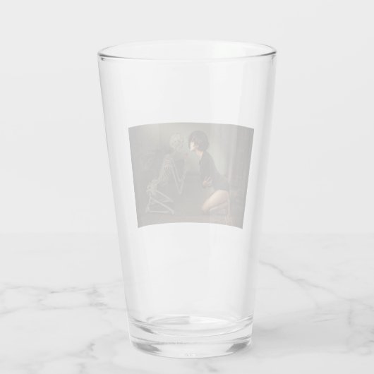 Tod und junge Frau Glas (Rückseite)