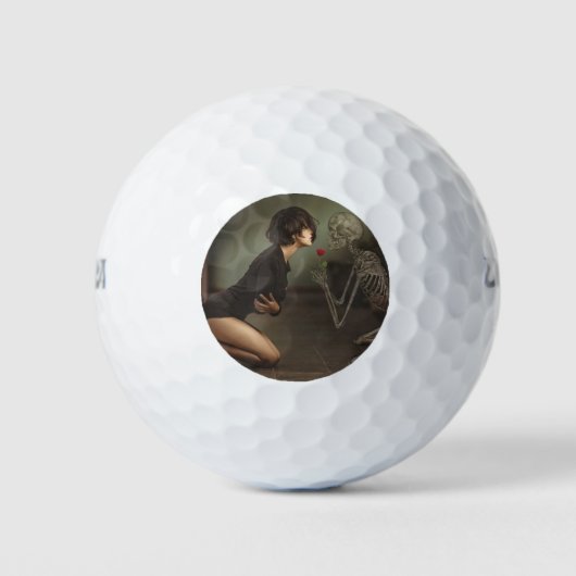 Tod und junge Frau Golfball (Vorderseite)