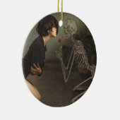 Tod und junge Frau Keramik Ornament (Rechts)