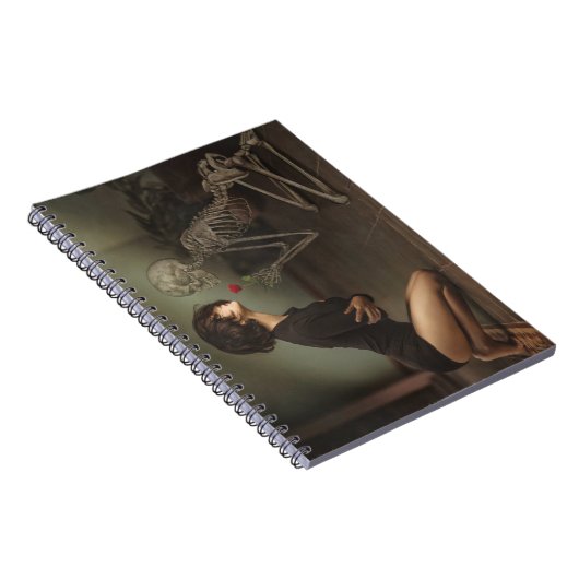 Tod und junge Frau Notizblock (Rechte Seite)