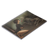 Tod und junge Frau Notizblock (Linke Seite)