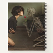 Tod und junge Frau Notizblock (Rückseite)