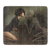 Tod und junge Frau Schneidebrett (Vorderseite)