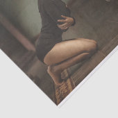 Tod und junge Frau Seidenpapier (Ausschnitt)