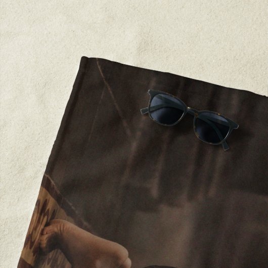 Tod und junge Frau Strandtuch (Beispiel)