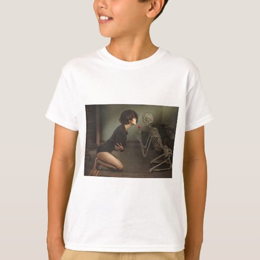Tod und junge Frau T-Shirt (Vorderseite)