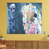 Tod und Leben, c.1911 (Öl auf Leinwand) Leinwanddruck (Insitu (Wohnzimmer))