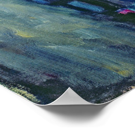 Tod und Leben, c.1911 (Öl auf Leinwand) Poster (Ecke)