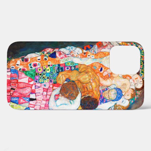 Tod und Leben, Gustav Klimt Case-Mate iPhone Hülle (Rückseite (Horizontal))