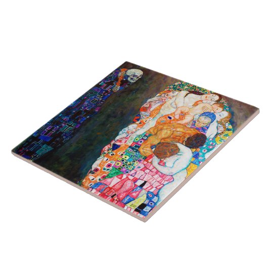 Tod und Leben, Gustav Klimt Fliese (Seite)