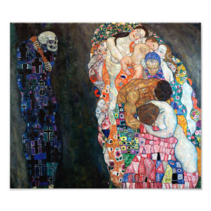 Tod und Leben   Gustav Klimt   Fotodruck