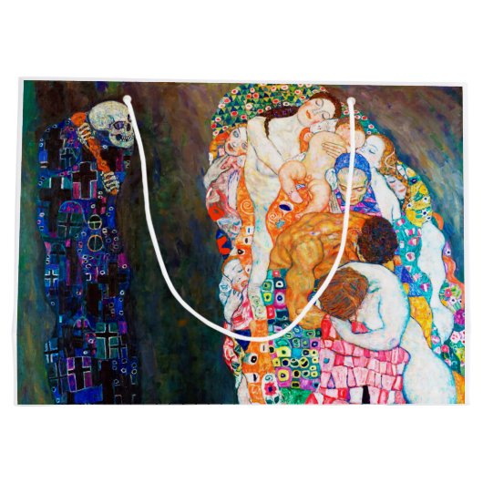 Tod und Leben, Gustav Klimt Große Geschenktüte (Rückseite)