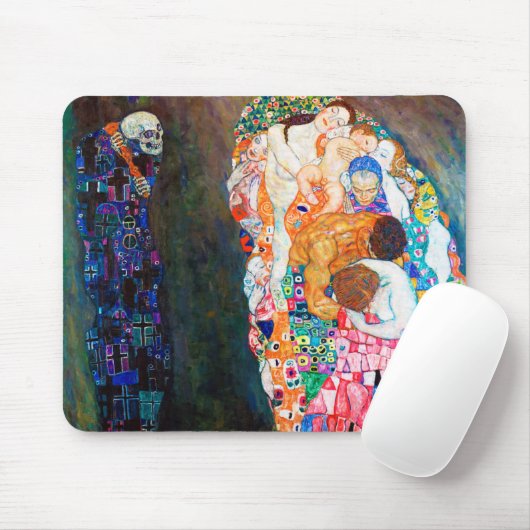 Tod und Leben, Gustav Klimt Mousepad (Mit Mouse)