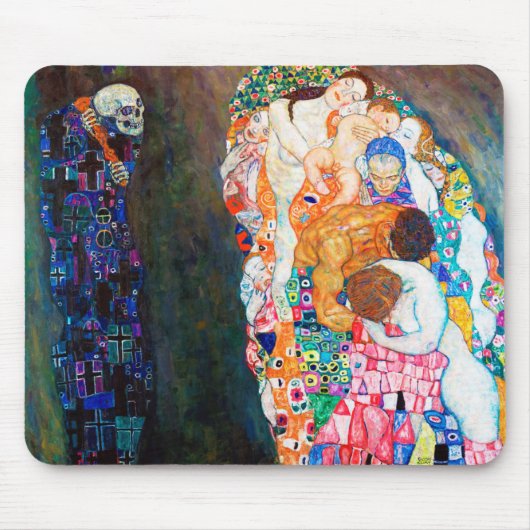 Tod und Leben, Gustav Klimt Mousepad (Vorne)