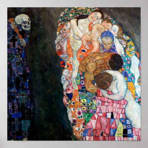 Tod und Leben   Gustav Klimt   Poster