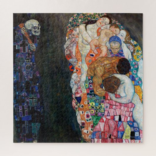 Tod und Leben | Gustav Klimt | Puzzle (Vertikal)
