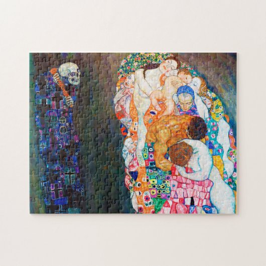 Tod und Leben, Gustav Klimt Puzzle (Horizontal)