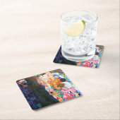 Tod und Leben, Gustav Klimt Rechteckiger Pappuntersetzer (Vor Ort)