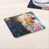 Tod und Leben, Gustav Klimt Rechteckiger Pappuntersetzer (angewinkelt)