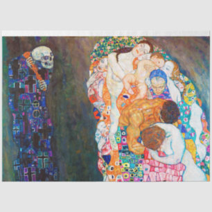 Tod und Leben, Gustav Klimt Seidenpapier