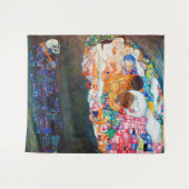 Tod und Leben, Gustav Klimt Wandteppich (Vorderseite (Horizontal))