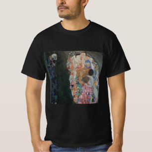 Tod und Leben von Gustav Klimt Vintage Art Nouveau T-Shirt