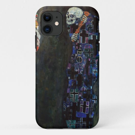 Tod und Lebensgemälde von Gustav Klimt (1908) Case-Mate iPhone Hülle (Rückseite)
