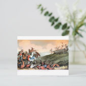 Tod und letzte Anklage Postkarte (Stehend Vorderseite)