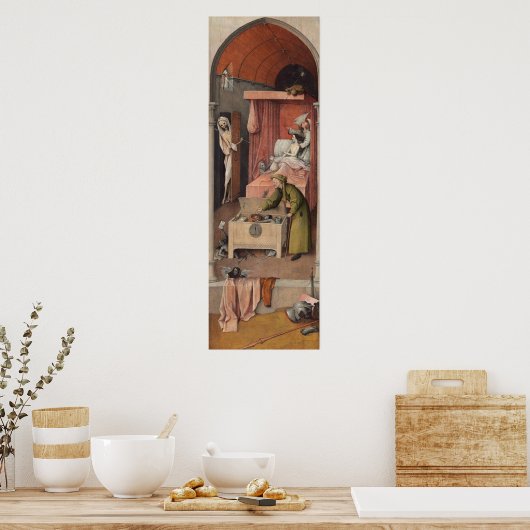 Tod und Miser von Bosch - Poster (Küche)