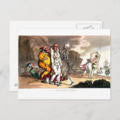 Tod und Postkarte des Circus (Vorne/Hinten)