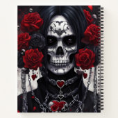 Tod und Rose Notizblock (Rückseite)