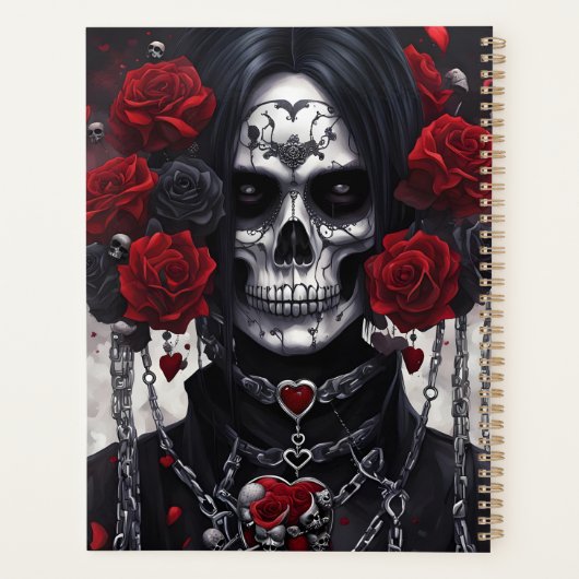 Tod und Rose Planer (Rückseite)