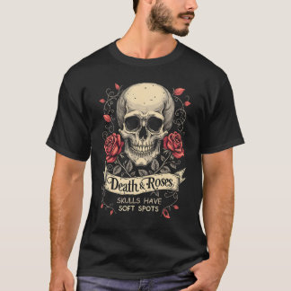 Tod und Rose: Schädel haben weiche Flecken T-Shirt