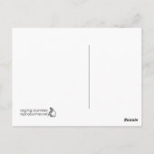 TOD UND SEIN BUNNY POSTKARTE (Rückseite)