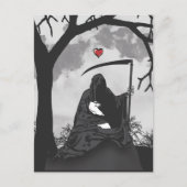 TOD UND SEIN BUNNY POSTKARTE (Vorderseite)