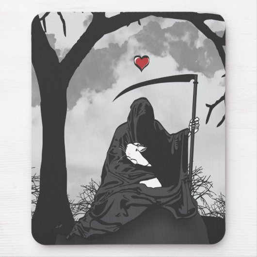 TOD UND SEIN HÄSCHEN MOUSEPAD (Vorne)