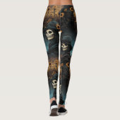 Tod und Sonnenblumen Leggings (Rückseite)