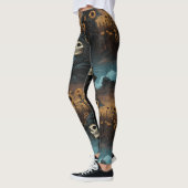 Tod und Sonnenblumen Leggings (Links)