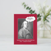 Tod und Steuern Zitat lustige Wortspiele Postkarte (Stehend Vorderseite)